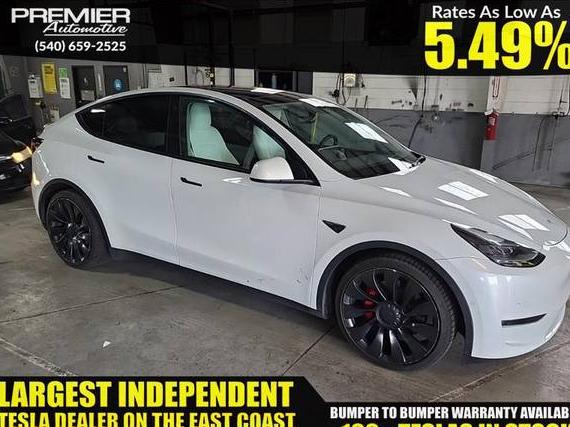 TESLA MODEL Y 2022 7SAYGDEF7NF441932 image